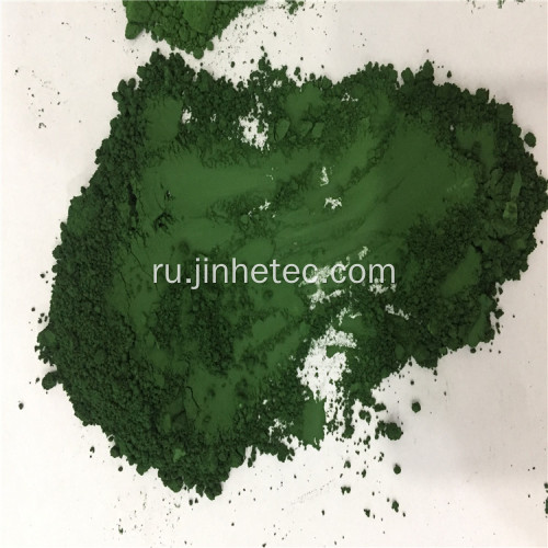 Зеленая хромированная краска для наружной глазури
